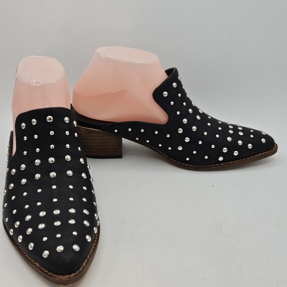Arider girl Cara studded leather mules size 8 nwt - Picture 2 of 16